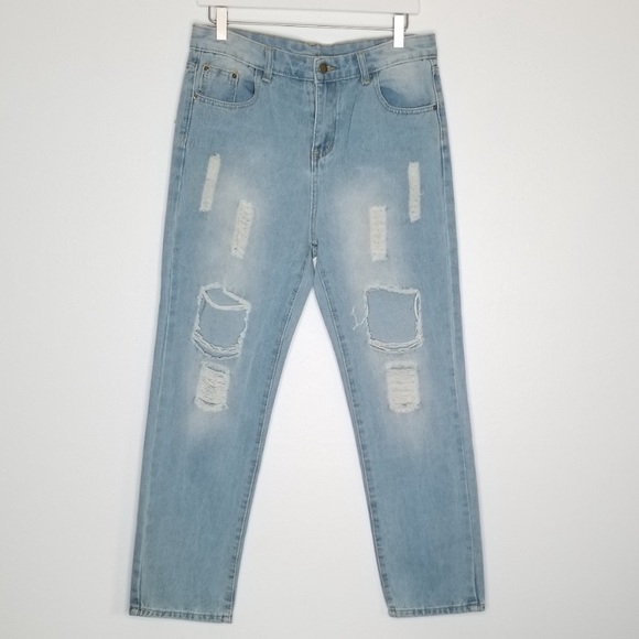 falmer heritage Denim - Falmer Heritage Distressed Ankle Jeans